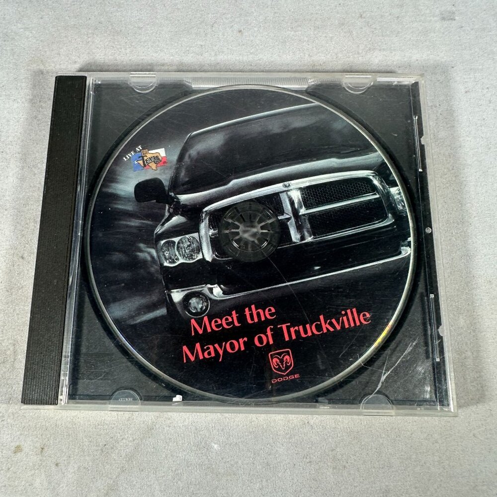Meet The Mayor Of Truckville Dodge Promotional CD Vintage Advertising Display